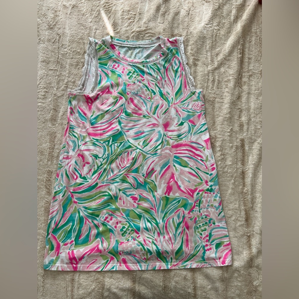 Lilly Pulitzer Agee dress size XL in Croc my world